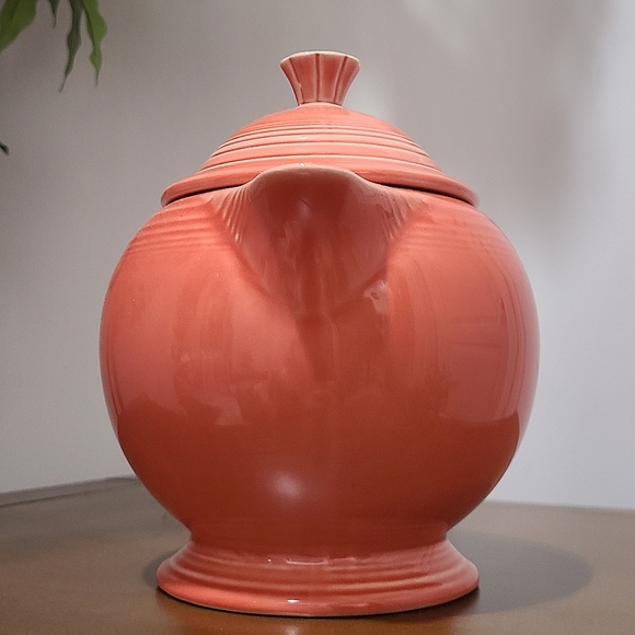 Fiesta Tablewear Co. Full Size 44oz Persimmon Covered Ceramic Teapot - Picture 3 of 16